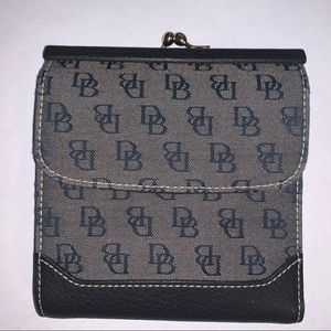 Dooney & Bourke Signature Monogram Tri-Fold Wallet